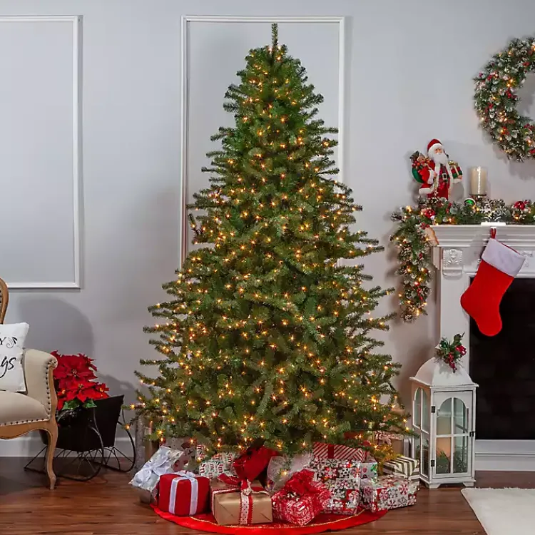 Hot 7.5 ft. Clear Lit Norfolk Pine Christmas Tree Christmas Trees