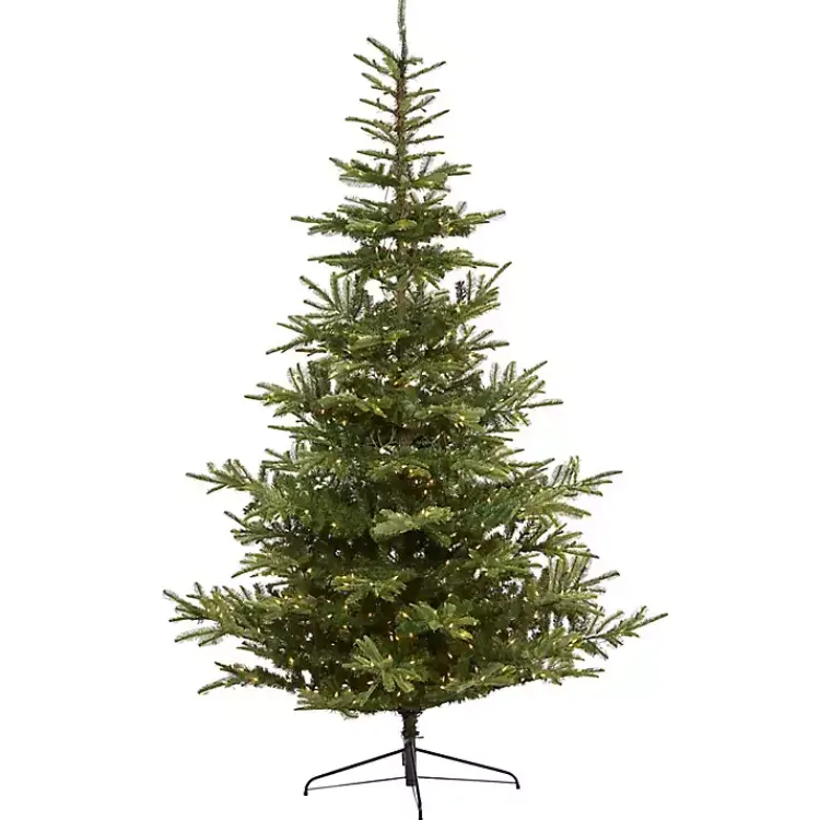Outlet 9 ft. Clear Lit Washington Spruce Christmas Tree Christmas Trees
