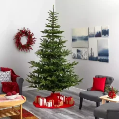 Outlet 9 ft. Clear Lit Washington Spruce Christmas Tree Christmas Trees