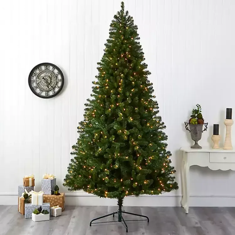 9 ft. Clear Pre-Lit Virginia Fir Christmas Tree Christmas Trees