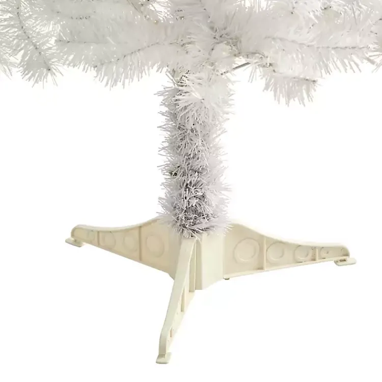 5 ft. Clear Pre-Lit White Christmas Tree Christmas Trees