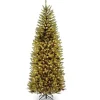 Hot 7.5 ft. Dual-Lit Slim Kingston Fir Christmas Tree Christmas Trees