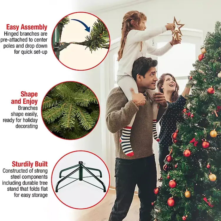 Online 7.5 ft. Dunhill Fir Hinged Christmas Tree Christmas Trees