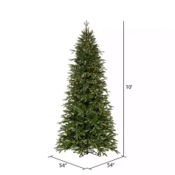 Discount 7.5 ft. LED Slim Douglas Fir Christmas Tree Christmas Trees
