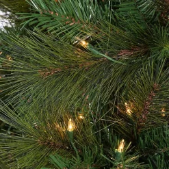 New 9 ft. Lit Baxter Pine Needle Mix Christmas Tree Christmas Trees