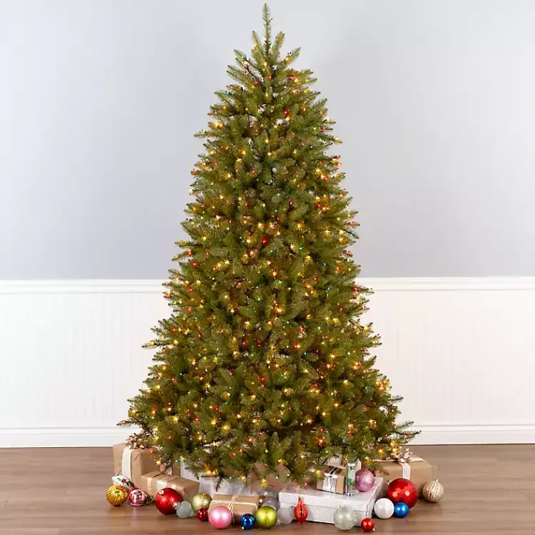 Sale 6.5 ft. Multicolor Dunhill Fir Christmas Tree Christmas Trees