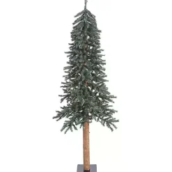 New 6 ft. Natural Bark Alpine Christmas Tree Christmas Trees