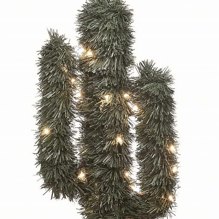 Discount 3 ft. Pre-Lit Cactus Christmas Tree Christmas Trees