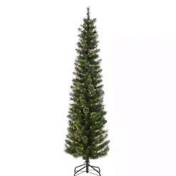 Outlet 7.5 ft. Pre-Lit Cashmere Pine Christmas Tree Christmas Trees