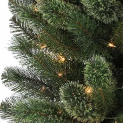 Outlet 7.5 ft. Pre-Lit Cashmere Pine Christmas Tree Christmas Trees