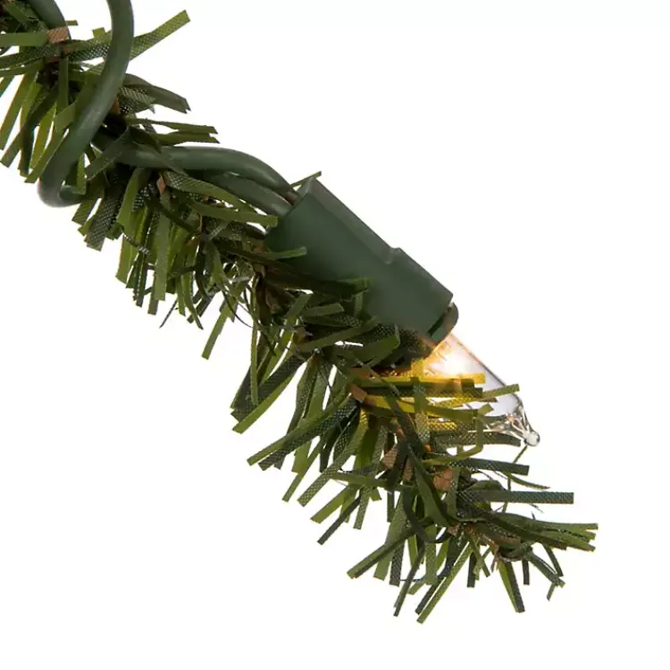 New 6 ft. Pre-Lit Clear Natural Alpine Christmas Tree Christmas Trees