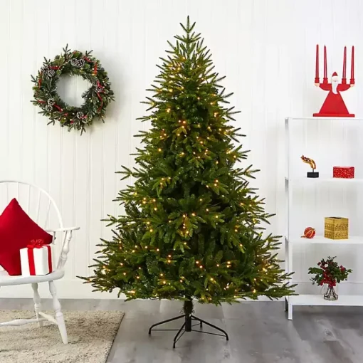 6.5 ft. Pre-Lit Colorado Mountain Christmas Tree Christmas Trees