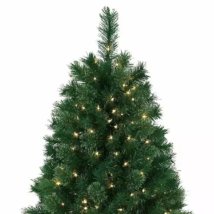 New 7.5 ft. Pre-Lit Dark Pine Christmas Tree Christmas Trees