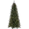 Discount 7.5 ft. Pre-Lit Douglas Fir Slim Christmas Tree Christmas Trees