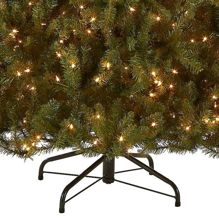 Clearance 9 ft. Pre-Lit Dunhill Fir Hinged Christmas Tree Christmas Trees