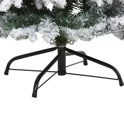 Clearance 4 ft. Pre-Lit Flocked Vermont Pine Christmas Tree Christmas Trees