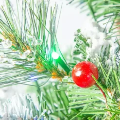 4 ft. Pre-Lit Glacier Pine Potted Christmas Tree Christmas Trees