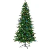 Clearance 7 ft. Pre-Lit Globe Light Duxbury Christmas Tree Christmas Trees
