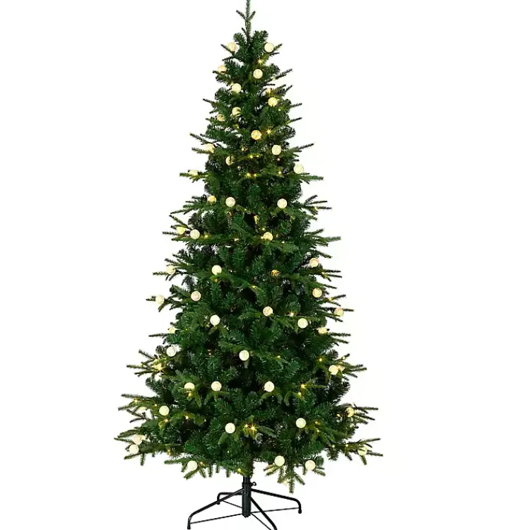 Clearance 7 ft. Pre-Lit Globe Light Duxbury Christmas Tree Christmas Trees