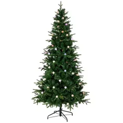 Clearance 7 ft. Pre-Lit Globe Light Duxbury Christmas Tree Christmas Trees