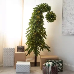 Online 7 ft. Pre-Lit Green Santa Hat Christmas Tree Christmas Trees