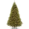 Discount 7.5 ft. Pre-Lit Kingswood Fir Christmas Tree Christmas Trees