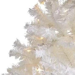 Online 7.5 ft. Pre-Lit LED White Christmas Tree Christmas Trees