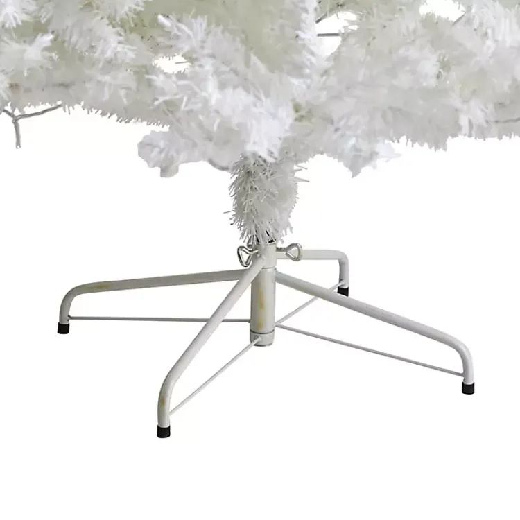 Online 7.5 ft. Pre-Lit LED White Christmas Tree Christmas Trees