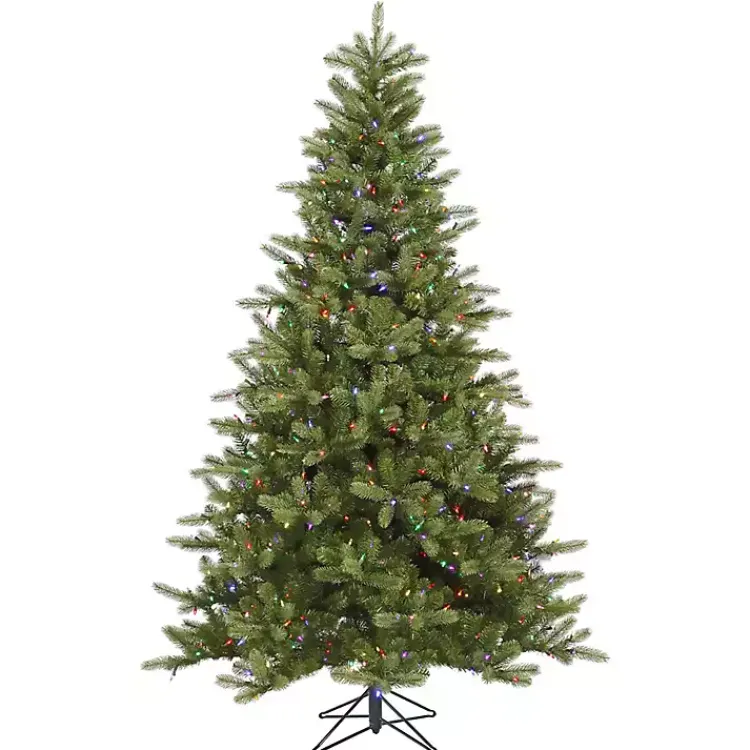 New 5.5 ft. Pre-Lit Multicolor Spruce Christmas Tree Christmas Trees