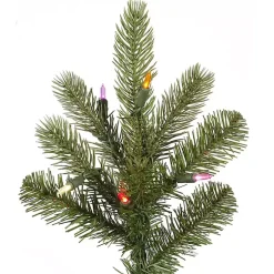New 7.5 ft. Pre-Lit Multicolor Spruce Christmas Tree Christmas Trees