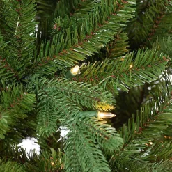 Discount 7.5 ft. Pre-Lit Narrow Dover Pine Christmas Tree Christmas Trees