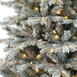 Best 7.5 ft. Pre-Lit Natural Cut Spruce Christmas Tree Christmas Trees