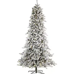 New 9 ft. Pre-Lit Pine Cone Covered Christmas Tree Christmas Trees