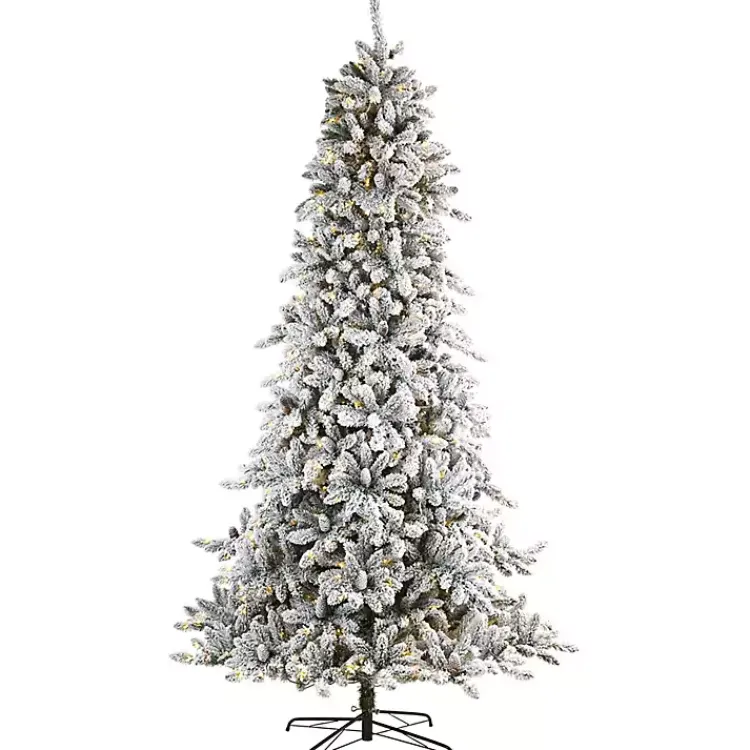New 9 ft. Pre-Lit Pine Cone Covered Christmas Tree Christmas Trees
