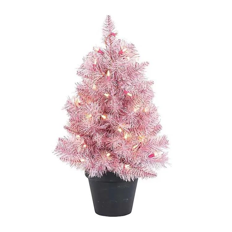 Online 2 ft. Pre-Lit Christmas Tree Arrangement Christmas Arrangements & Garland