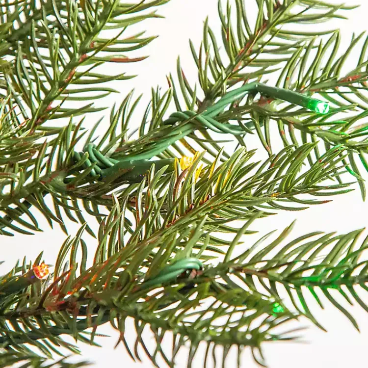 Discount 5 ft. Pre-Lit Portland Pine Christmas Tree Christmas Trees