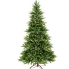 Clearance 7.5 ft. Pre-Lit Real Feel Fern Christmas Tree Christmas Trees