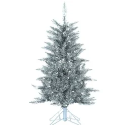 Sale 4 ft. Pre-Lit Tinsel Christmas Tree Christmas Trees