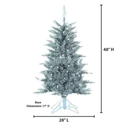 Sale 4 ft. Pre-Lit Tinsel Christmas Tree Christmas Trees