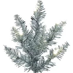 Hot 3 ft. Pre-Lit Tinsel Christmas Tree Christmas Arrangements & Garland