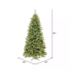 Sale 7.5 ft. Pre-Lit Slim Cashmere Christmas Tree Christmas Trees