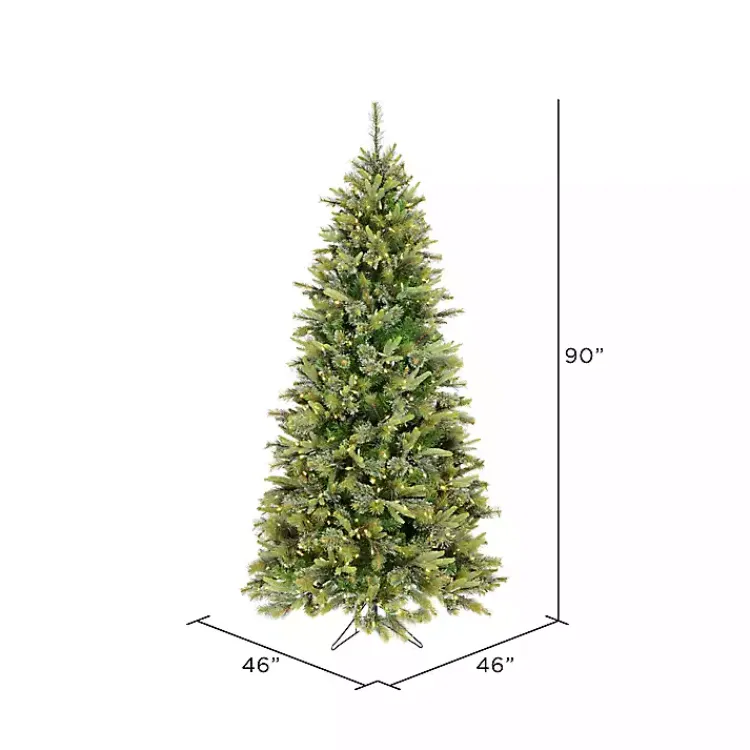 Sale 7.5 ft. Pre-Lit Slim Cashmere Christmas Tree Christmas Trees
