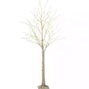 New 6 ft. Pre-Lit White Birch Christmas Tree Christmas Trees