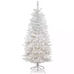 Online 4.5 ft. Pre-Lit White Kingswood Fir Christmas Tree Christmas Trees