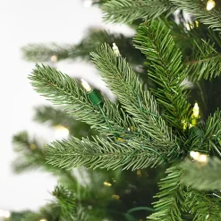 New 5.5 ft. Pre-Lit White Lights Spruce Christmas Tree Christmas Trees