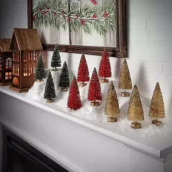 Sale 5 in. Red & Green Woodland Tree 12-pc. Set Christmas Decorations