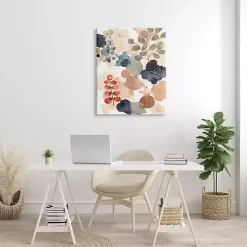 Kirklands Home Canvas Art|Abstract Botanical Collage Canvas Print, 30x40 in. Multi