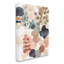 Kirklands Home Canvas Art|Abstract Botanical Collage Canvas Print, 30x40 in. Multi