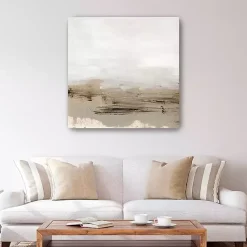 Kirklands Home Canvas Art|Abstract Brushed Pavement Canvas Art Print