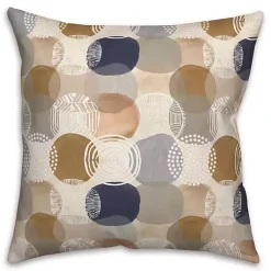 Kirklands Home Outdoor Cushions & Pillows|Abstract Circles Indoor/Outdoor Pillow Multi